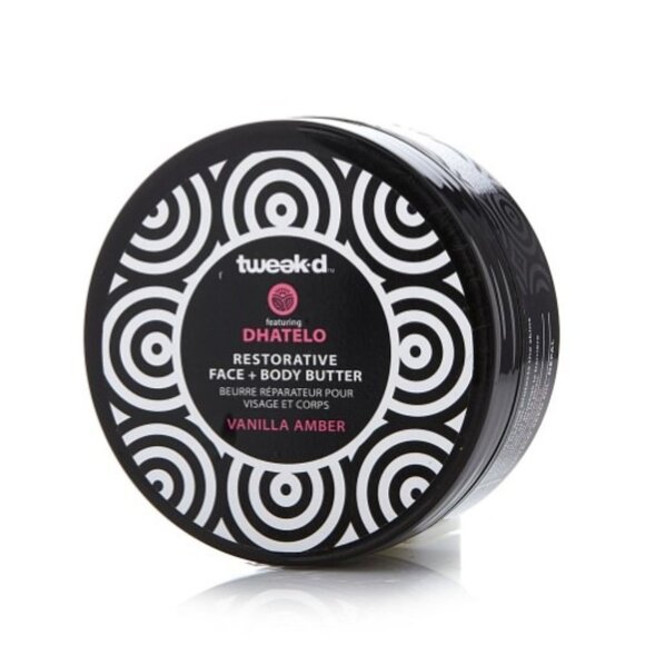 Tweakd Restorative Face & Body Butter Vanilla Amber Scent 4 Oz Dhatelo Seed Oil - Picture 1 of 3